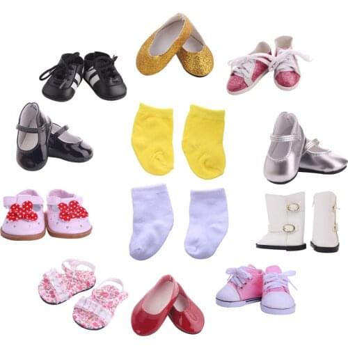 Doll Accessories, Star Doll Shoes, For 18-inch American Dolls And 43cm Bald Dolls, The Best Gifts For A Generation Of Girls