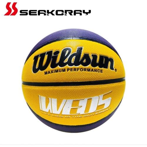 Basketball Ball 7# PU Leather Official Size7 Outdoor Indoor Match Training Men Women Basketball (Ball needle + ball net)