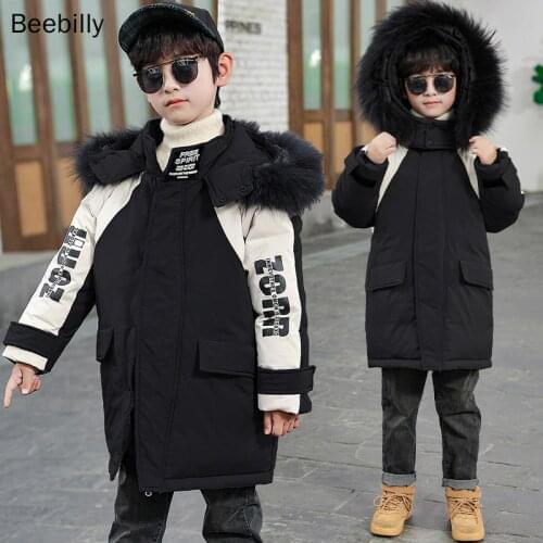 BEEBILLY Winter Parkas For Boys