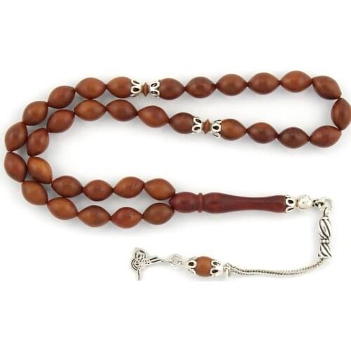 925 Sterling Silver Tassel Handmade Rosary with Ottoman Symbol