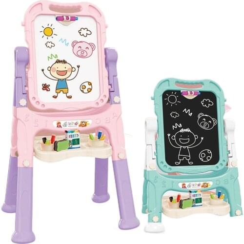 TT Childrens Drawing Board Writing Board Small Blackboard Easel Household Baby Whiteboard Magnetic Erasable Graffiti Easel