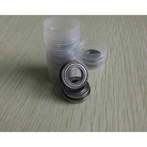 Cost performance F6801ZZ size 12x21x5mm GCr15 material Flanged Flange Deep Groove Ball Bearing