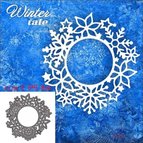 Garland background Metal Cutting Dies for DIY Craft Making Paper Greeting Cards Shadow Background Scrapbooking No Stamps 2021New