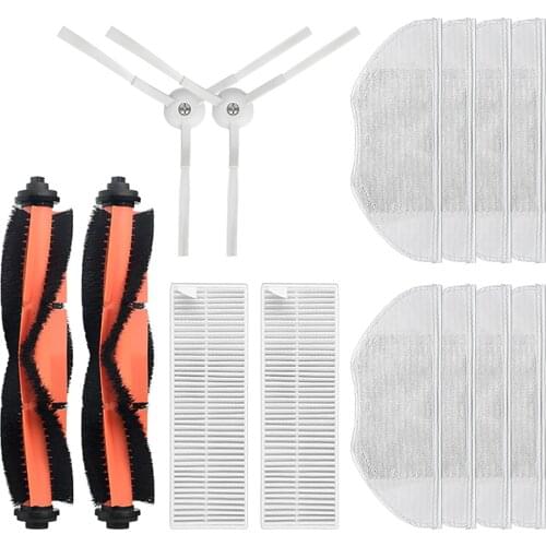 Hepa Filter Mop Cloth Main Brushes Side Brushes Triangle Brush for Xiaomi Mijia G1 Sweeping Robot Vacuum Cleaner Accessories
