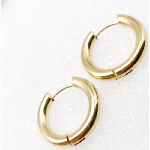 CTE1 Mermaid Tail Hoop Earrings Cubic Zircon Rose Gold Color Ear Jewelry For Women