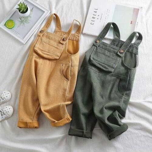 Children Pants 0-3Y Boys&Girls Overalls Infant Jumpsuits Romper Baby Kids Outfits Pants BC1005