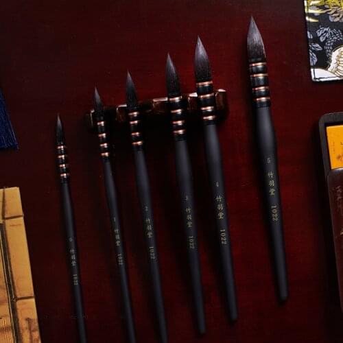 ZY TANG 22RQS Round Quill Squirrel Hair Watercolor Brush Squirrel Hair Art Painting Brushes Artistic Gouache Wash Mop