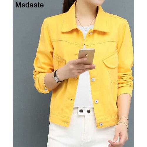 Denim Coat Streetwear Style Womens Jacket Jeans Boyfriend Outwear Female New Spring Autumn Casual Cowboy Outwear Jackets Coats