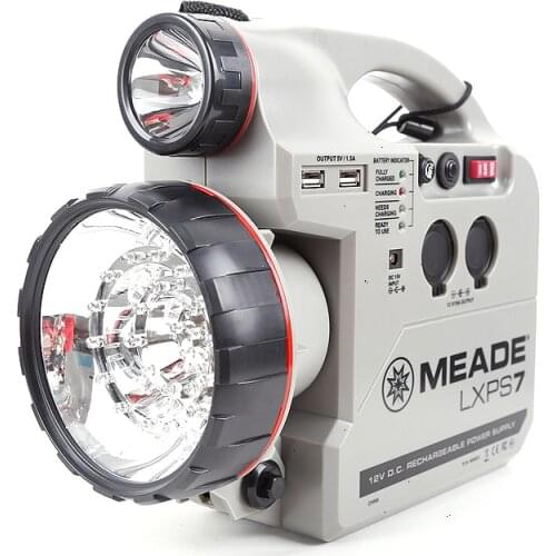Meade Multifunctional 12V7A Rechargeable Power Supply LXPS7 For Celestron Meade Sky Watcher Goto Astronomical Telescope