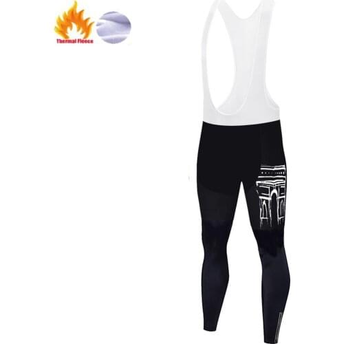 2021 New de France Winter Thermal Fleece Pantalon Ciclismo Hombre Pantalones De Ciclismo Hombre Calzas Ciclismo Hombre Invierno