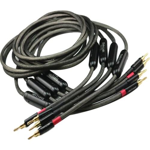Pair Taralabs Air No. 2 Limited Signature Edition Fever Speaker Gold-Plated Banana Head HiFi Audio Cable