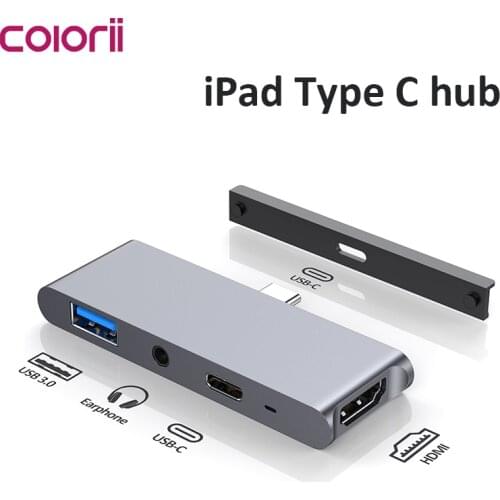 Type c laptop hub dock usb c to hdmi earphone 3.5mm usb 3.0 cellphone Sam sung dex ipad pro 2020/2018