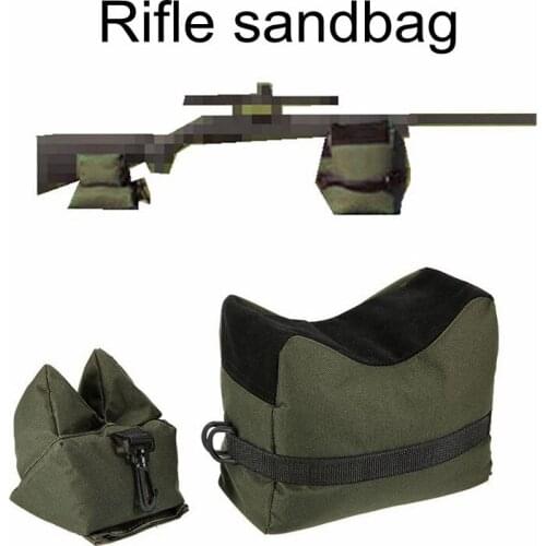 Military Target Tactical Hunting Rifle Front Rear Bag Outdoor Sports Sniper Sandbag Support Package Gun Bench Bag 3 colors