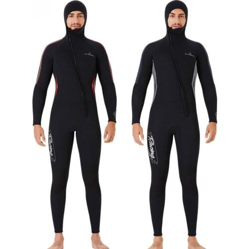 3MM Neoprene Scuba Swim WetSuit Jellyfish Winter Warm Men Hood Surfing Front Zipper Snorkeling Spearfishing Hooded Diving Suit
