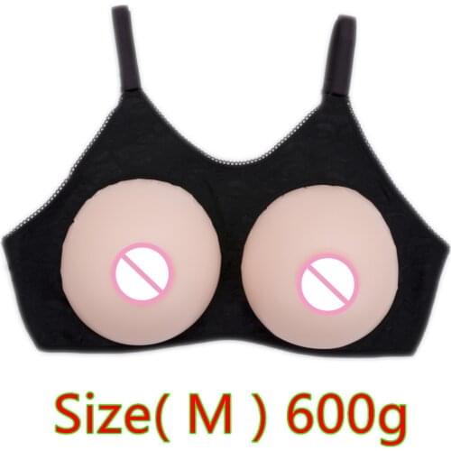 600g/pair B cup Silicone Breast Forms Fake Boobs false breasts Artificial Breast Crossdresser Drag Queen Shemale Transgender