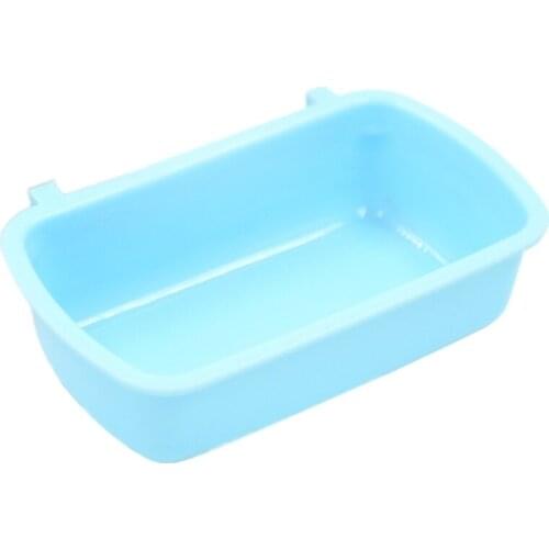 C90D Small Pet Food Feeder Bowl Hamster Cage Hook Up Hanging Bowl Water Drinking Device Bird Pigeon Squirrel Feeding Cup Rabbit