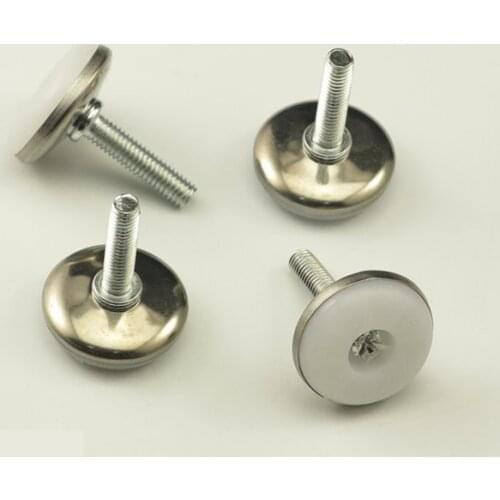 DHL 200pcs Furniture Table Chair Sofa Cabinet Adjustable levelling Leg Feet Glide Slide Leveler Base Screw-in M6 M8 Bolt on Pad