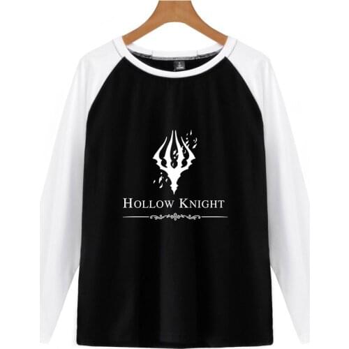 Hollow Knight Fashion Printed Raglan T-shirts Women/Men Long Sleeve Casual Tshirt 2019 Hot Sale Casual Trendy Streetwear T Shirt