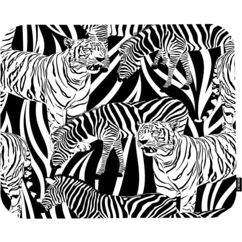 Funny Ghost Mouse Pad With Boo Quote Big Scary Shadow Simple Halloween Hand Drawn Art Gaming Mouse Mat Non-Slip Rubber