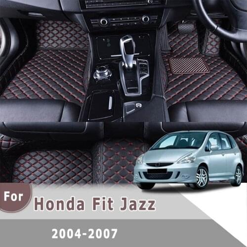 RHD Carpets For Honda Fit Jazz 2007 2006 2005 2004 Car Floor Mats Floorliners Foot Dash Cover Rugs Automobiles Pads