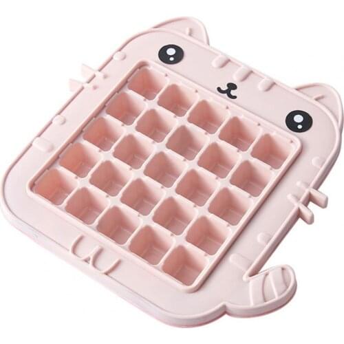 Ice Cube Tray Cute Design Food Grade Plastic Multi Use Ice Cube Mold for Bar Ice Cube Mold