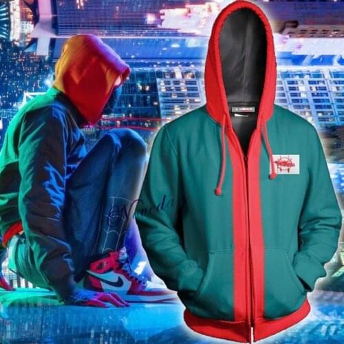 Hoodie Sweatshirt Costume Adult Kids Boys 3D Print Superhero Cosplay Hoodie Sweatshirt Zipper Jacket Superhero Suit Man