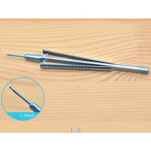 Ophthalmology Microscopy Instruments High-Quality Stainless Steel Titanium Alloy Scleral Bite Cutter Trabecular Straight and Cur