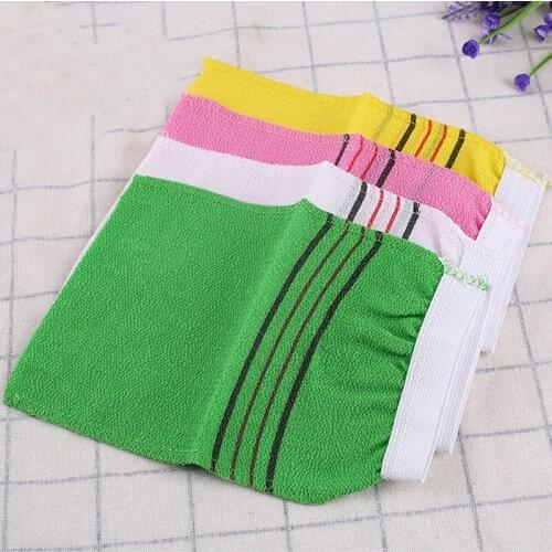 Exfoliating Gloves Massage Brush Wisp For Body Showers For Bath Glove Random