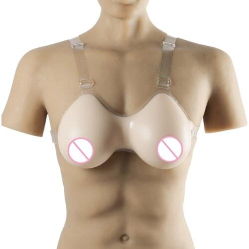 Shoulder Strap False Breast Forms Lifelike Chest Mastectomy Props Simulation Female Boobs Enhancer Drag Queen Shemale