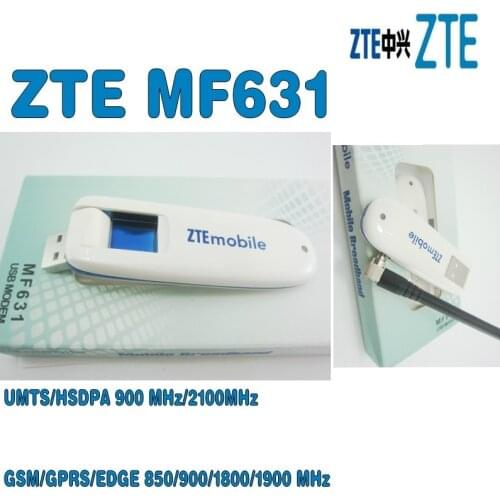 Unlocked ZTE MF631 3G 7.2M USB dongle wireless Modem Plus 3g antenna