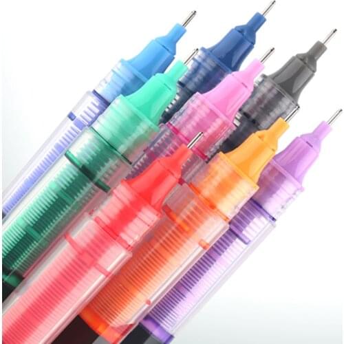 18 colour colourful Straight liquid gel pen Artistic font Creative neuter pen Business School office supplies