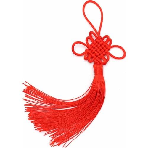 2021 Chinese knot silk tassel brush tassel mobile phone satin tassel pendant tassel crafts DIY home decor