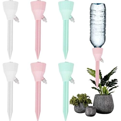Plant Self Watering Spikes System Automatic Plant Watering Devices with Slow Release Control Valve Switch for Outdoor & Indoor