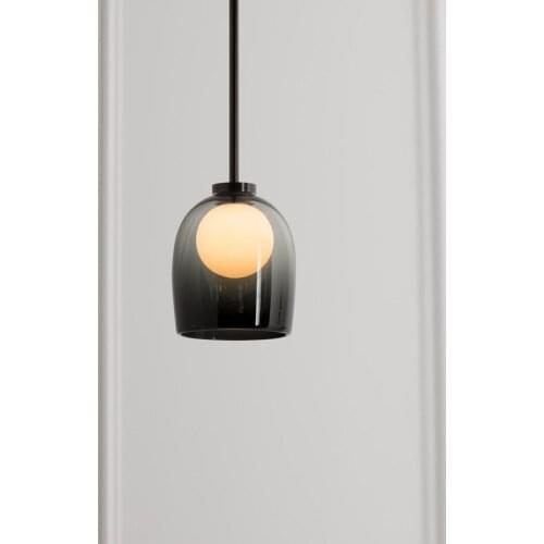 Modern Gray Glass Pendant Lights Nordic Living Room Decoration Kitchen Bedroom Lamp American Art Bar Dinning Room Light Fixture