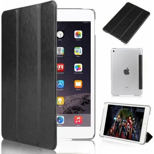 On Sale! Universal Leather Folio Case iPad Cover Case PU Ultra Sim Stand for iPad Mini4
