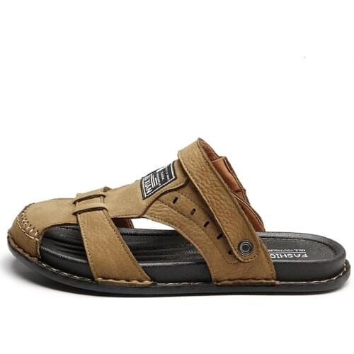 V rubber classic roman playa for 2020 cuir sandalia uomo summer masculina zandalias genuino genuine transpirables ete hombre de