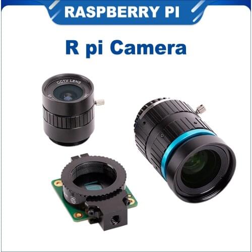 ITINIT R28 Raspberry Pi High Quality Camera HQ Camera 12.3MP Sony IMX477 with adjustable back focus and 6mm 16mm lens