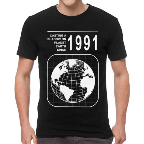 1991 Birthday Gift T Shirt Men Short Sleeve Cotton T-shirt 30 Year of Birth Tee Tops Streetwear Tshirt Gift