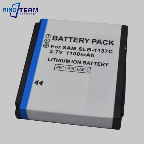 2Pcs/Lot SLB-1037 SLB-1137 Battery Pack for Samsung Digimax U-CA 505 U-CA401 U-CA501 U-CA505 U-CA3 U-CA4 U-CA5 V700 V800 Camera