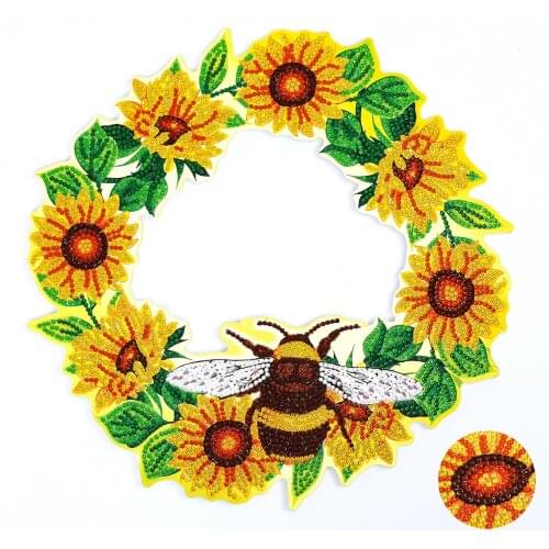 5D Diamond Embroidery Bee Garland Diamond Mosaic Sale Diy Diamond Painting Rhinestones Wall sticker