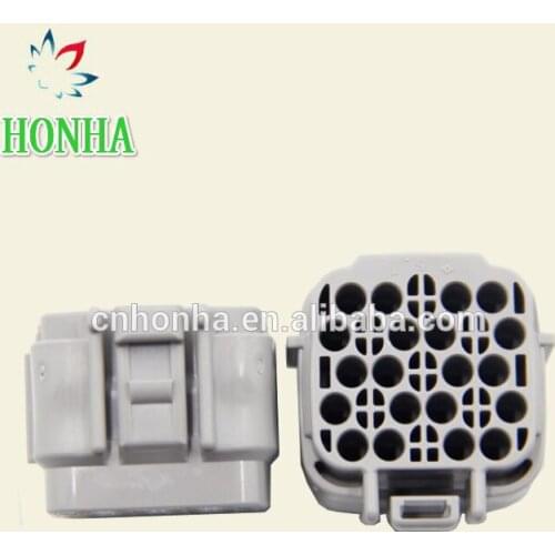 Free shipping 2/4/5/10/20 pcs Gray automotive 20 way/pin female sealed wire harness connector for Sumitomo 6189-0714