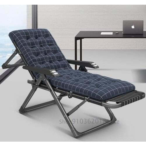 Carradi Lunch Break Folding Reclining Chair Lunch Chair Office Sturdy And Durable Portable Back Small Armchair Sleeping Chair