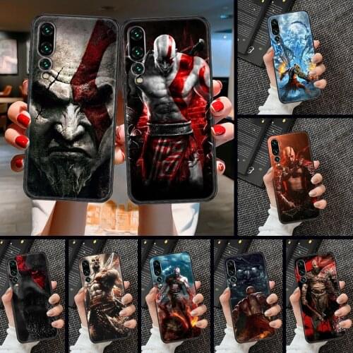Game GOD OF WAR Phone case For Huawei P Mate P10 P20 P30 P40 10 20 Smart Z Pro Lite 2019 black pretty back 3D funda silicone