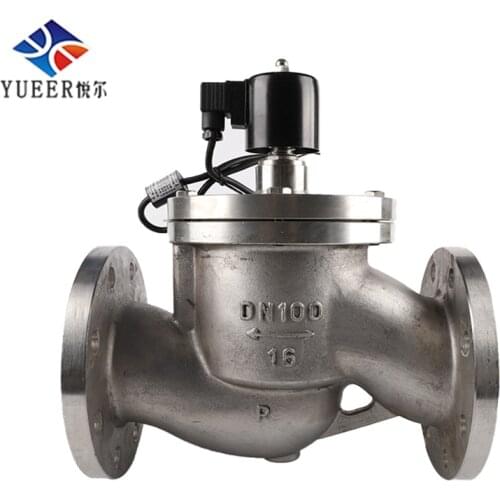 1/2"-1" 304 stainless steel high temperature and high pressure flange steam solenoid valve ZBSF control globe valve