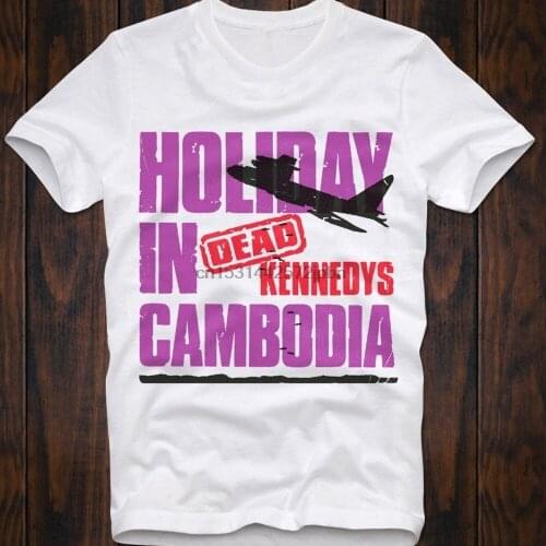 T Shirt Dead Kennedys Holiday in Cambodia California Uber Alles Punk Rock Hardcore Retro Vintage(1)