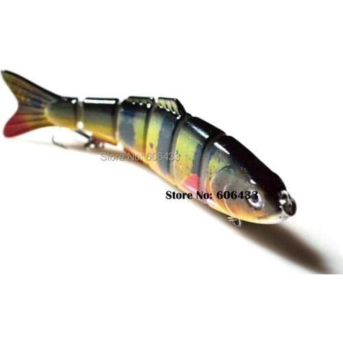 Deep Sea Multi section Lure Fishing Fish Swing Lures 6 Segment Swimbait Crankbait 12cm/24g 8020-FL6L01 Free shipping