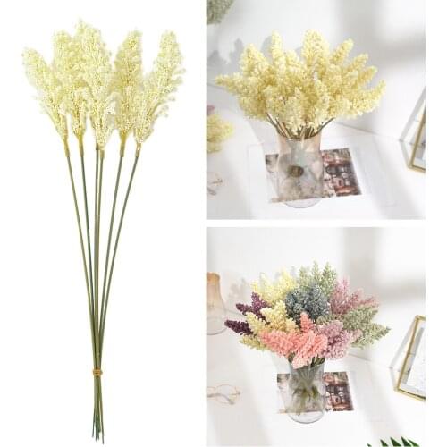 Artificial Flowers Fake Flower Wedding Party DIY Floral Decor Light Green