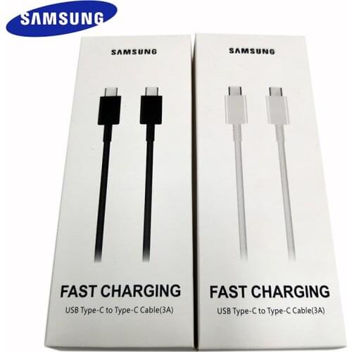 Samsung USB C To Type C Cable USB 3.1 Super Fast Charging Dual Type C Wire For Galaxy Note 10 10+ 20 S21 S20 Plus Ultra A72 A82
