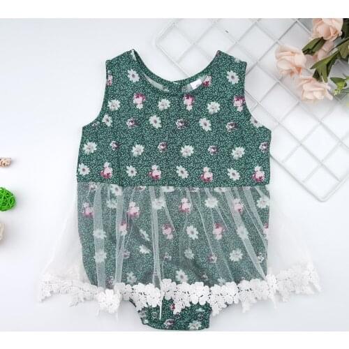 YOYOSHOW Summer new baby girls romper fashion clothes girls romper 0-2 years old baby girls romper baby girls outfits