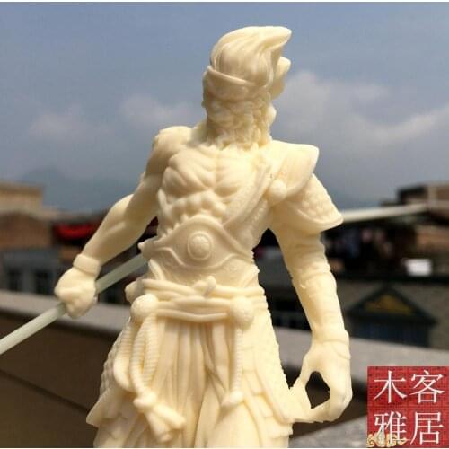 Artesanías creativas de Qitian Saint Sun Wu Kong para tallar fruta de marfil